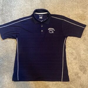 Penn State Men’s Champion Dri-Fit Polo Shirt Size Medium Nittany Lions